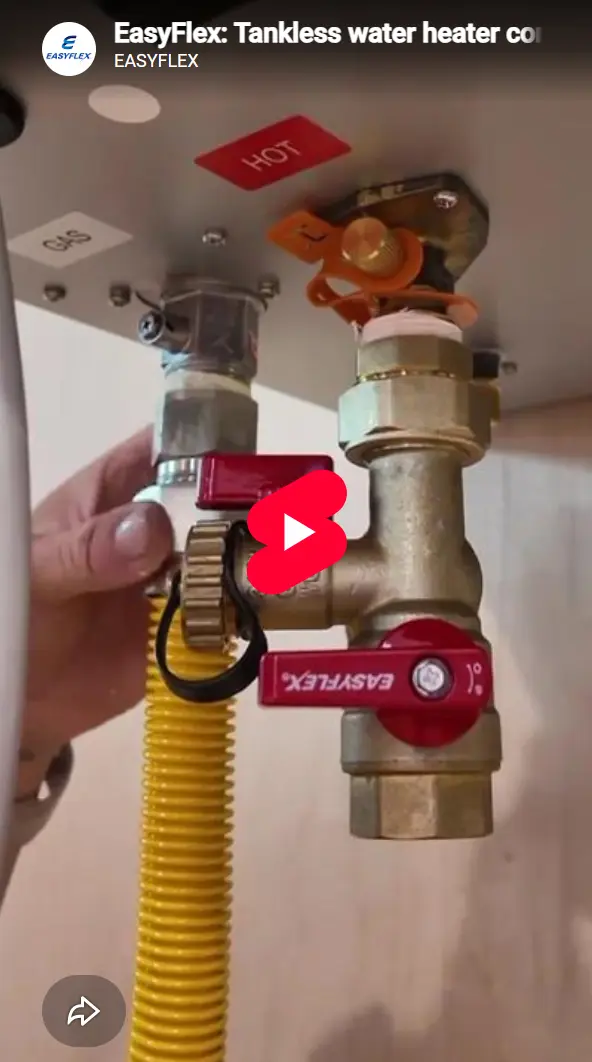 Tankless Water Heater Connection Kit | Easyflex Ambassador Mary-Anne